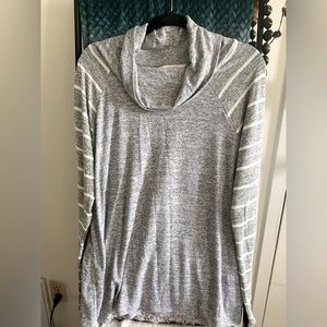 Market & Spruce Gray Long Sleeved Shirt with Elbow Pads - XL